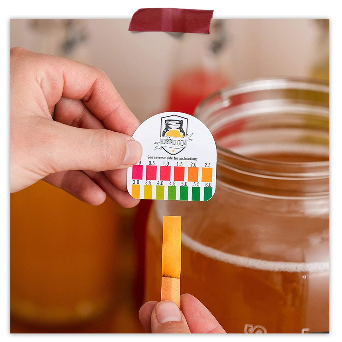 Fermentaholics pH strips to monitor acidity in your batch.