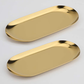 Fermus jewelry-dish on a vanity keeps small accessories organized and accessible.