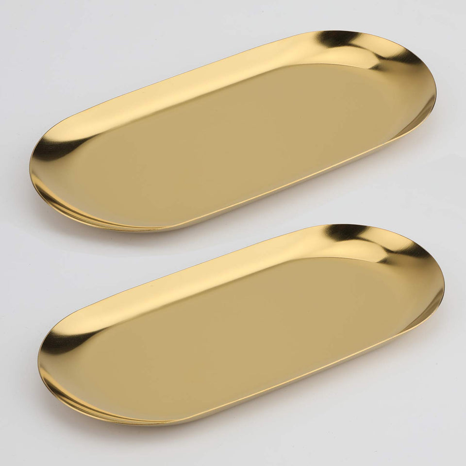 Fermus jewelry-dish on a vanity keeps small accessories organized and accessible.
