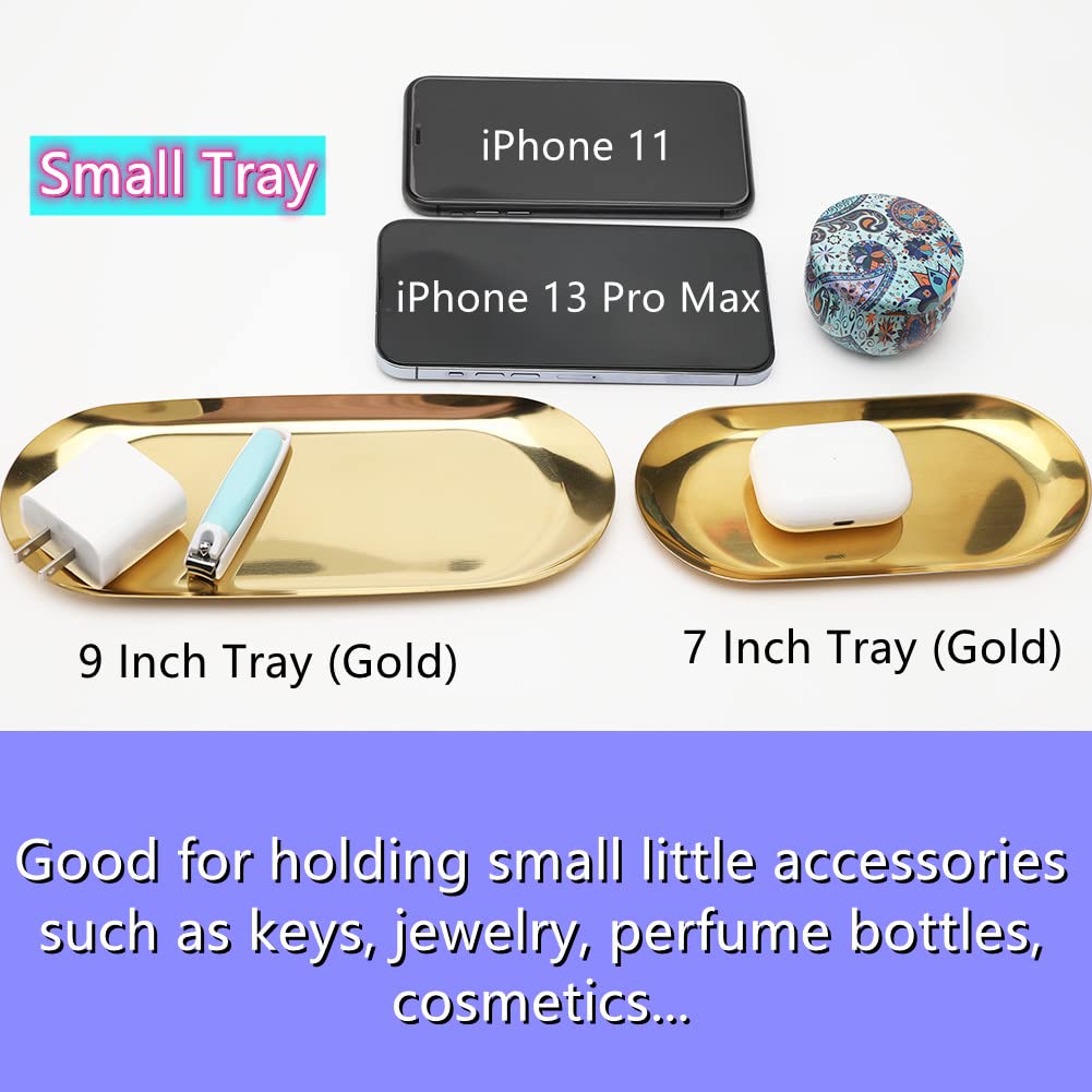 Fermus oval-shape tray adds luxury to a tabletop display.