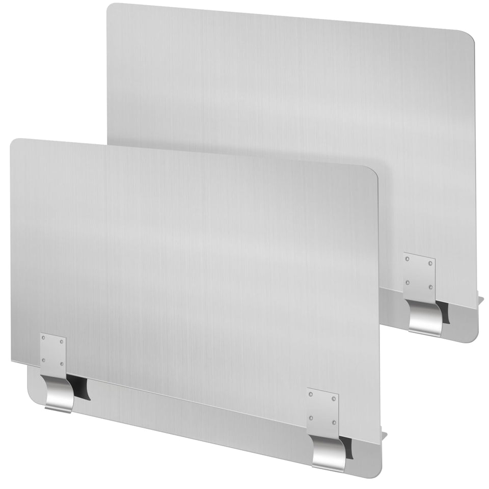 Ferraycle 2-pack splash guard on stove showing broad coverage for frying