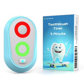 Ferriswheel toothbrush timer blue front view with kid-friendly color cues to guide brushing.
