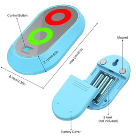 Ferriswheel toothbrush timer blue packaging close-up highlighting playful design.