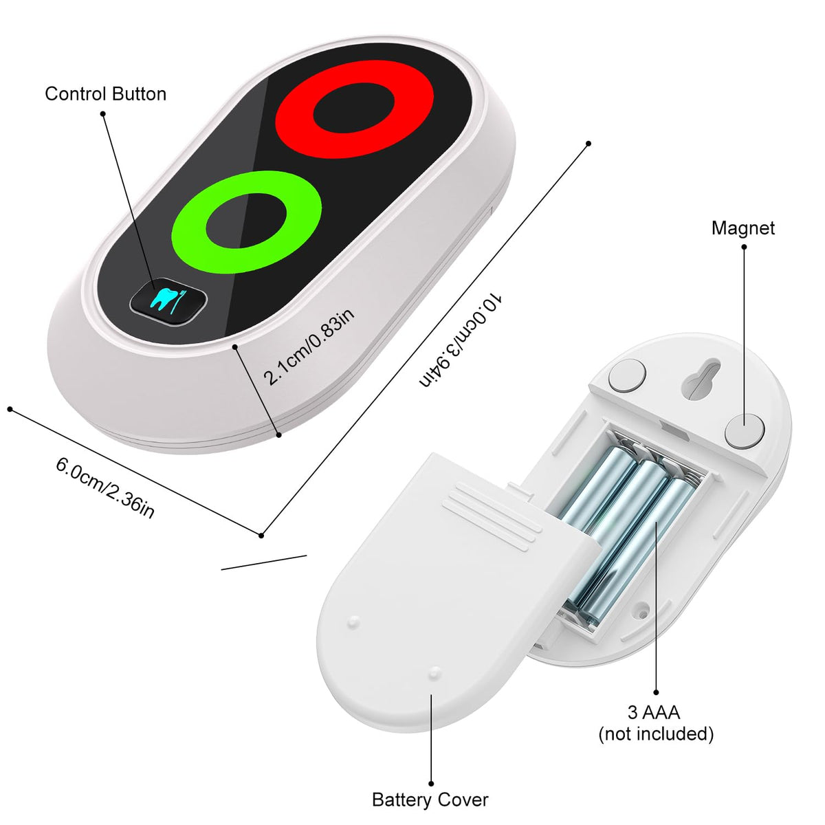 Ferriswheel Toothbrushing Timer features a simple one-click start for kids.