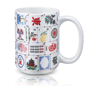 Ferrochef Mahjong mug arrives ready for gifting with a charming design.