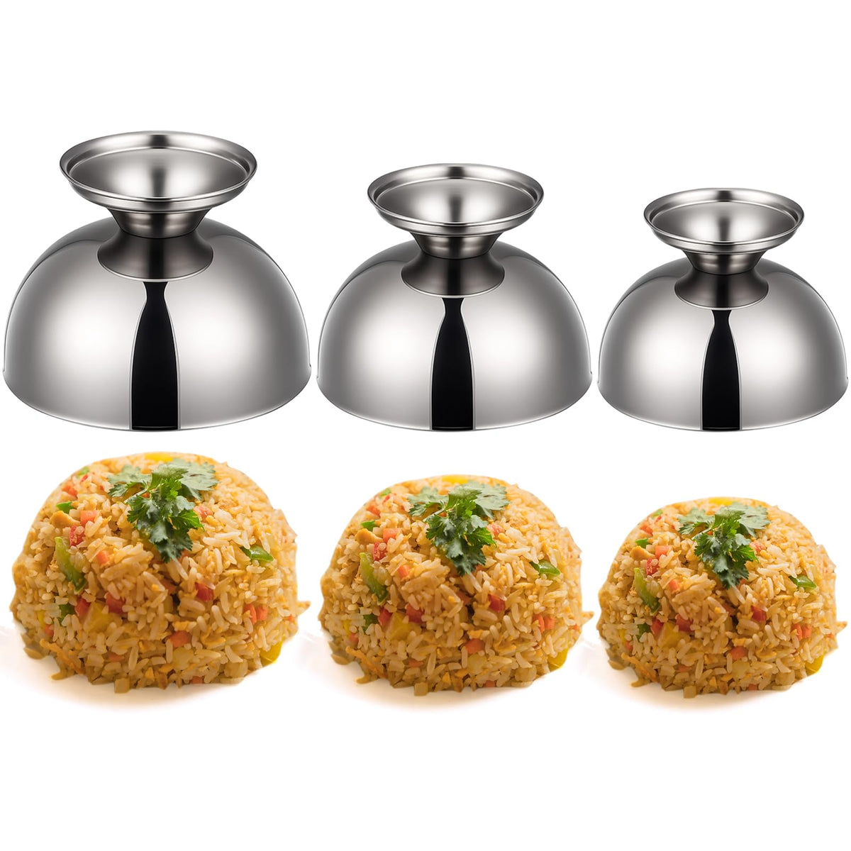 Ferrochef small rice press mold for perfectly shaped portions.