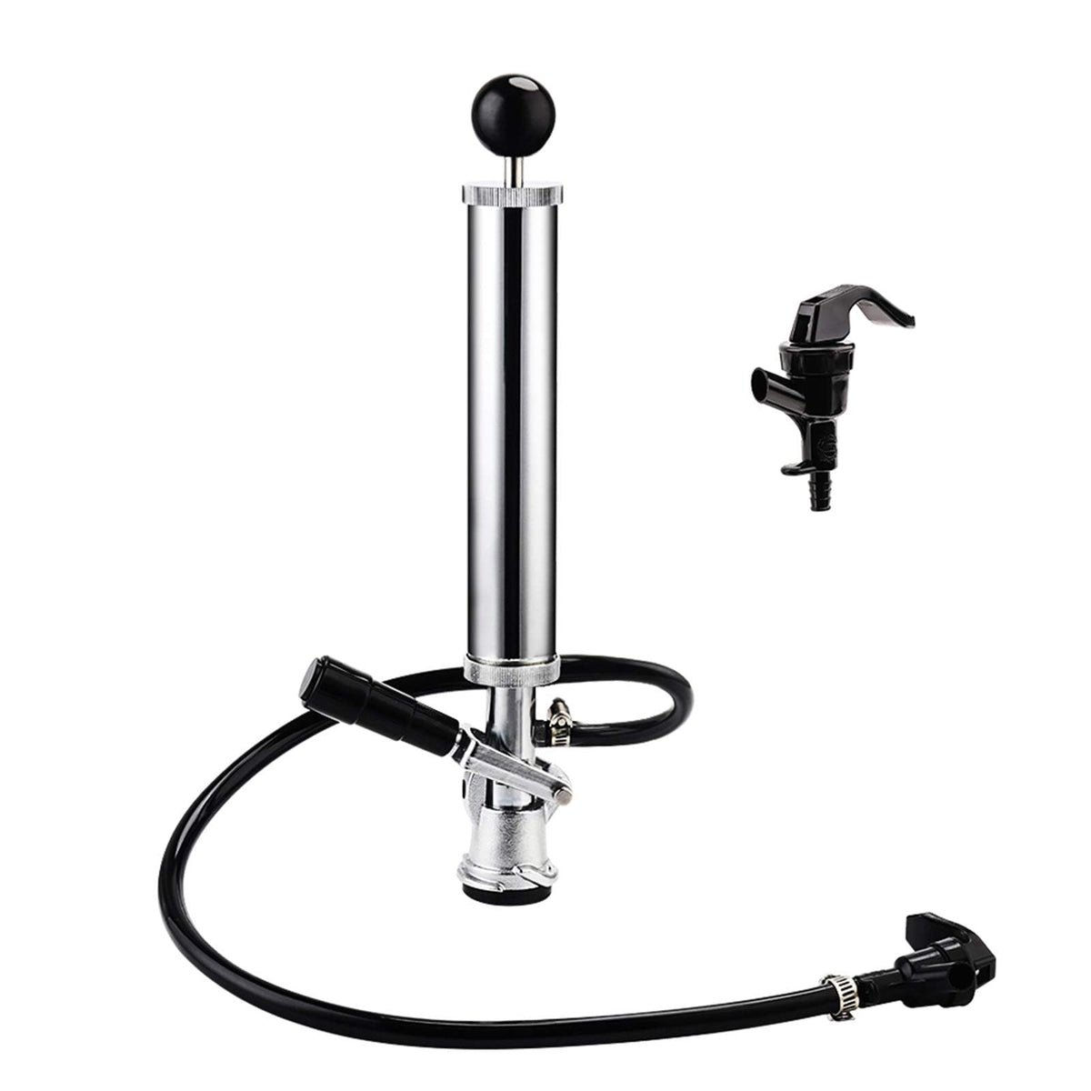 Ferroday 8inch keg pump front view for quick, smooth dispensing at events.