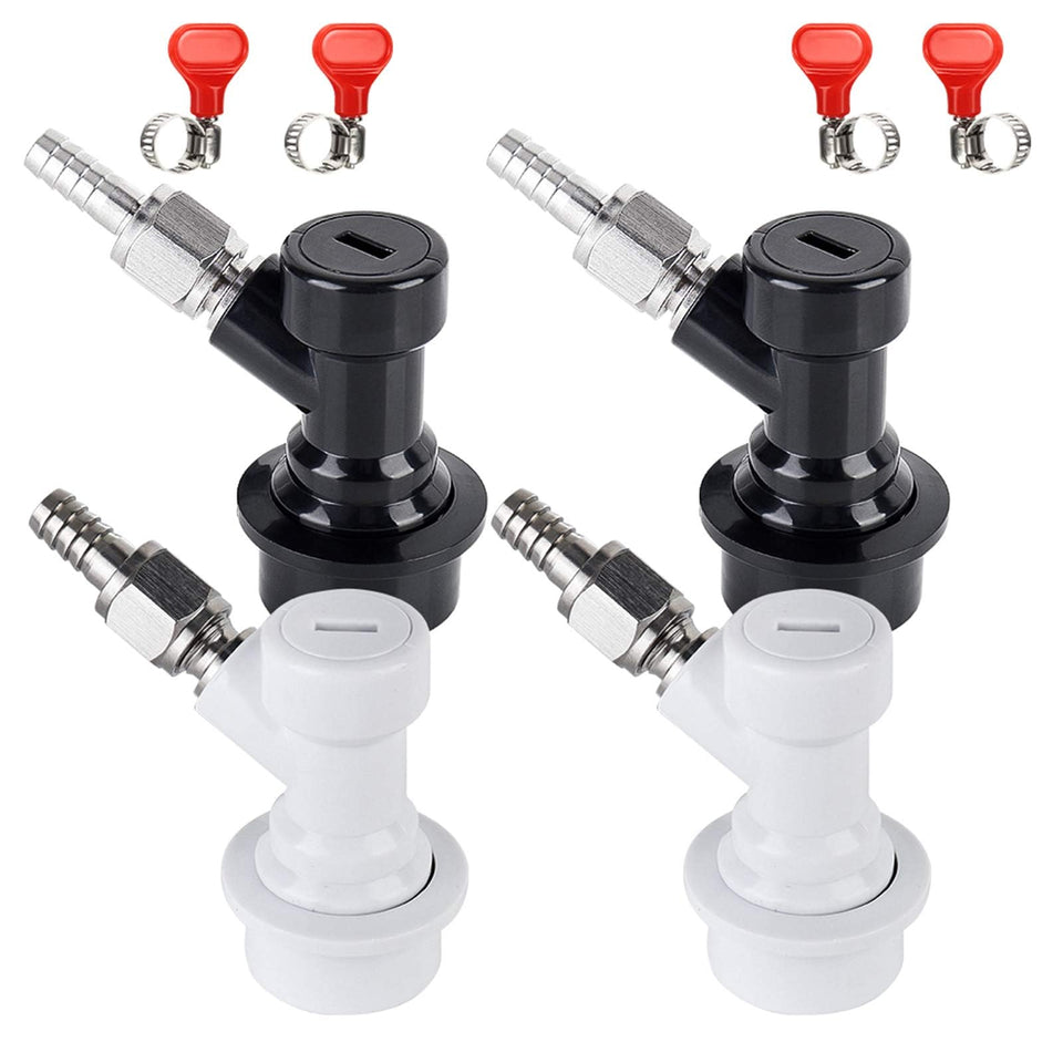Ferroday gas ball lock disconnect with MFL 5-16in for steady dispensing