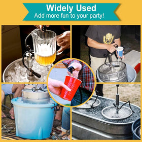 Ferroday fast-dispense D-system keg pump supports quick service at gatherings.