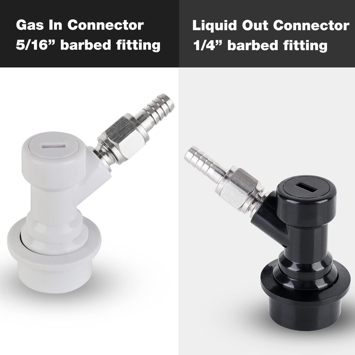 Easy-on, easy-off Ferroday homebrew dispensing setup
