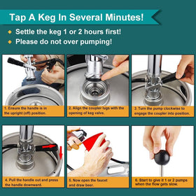 Ferroday keg tap kit assembly ready for immediate home entertaining.