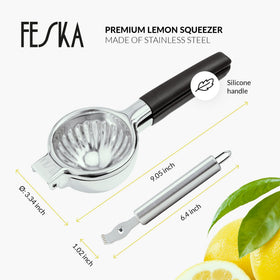 FESKA seedless juice design traps seeds for clean juice.