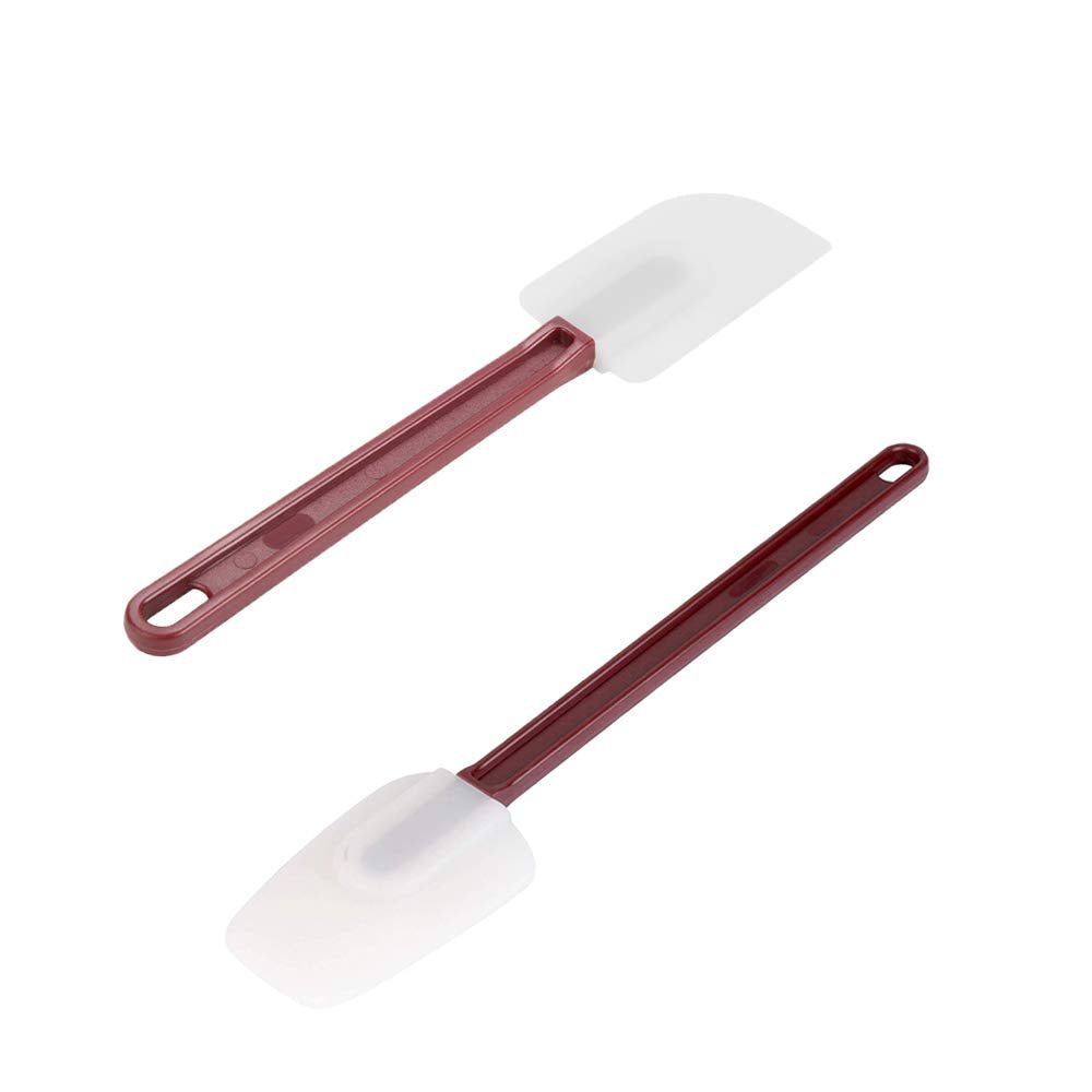 FETESUR high-heat silicone spatula front view for non-scratch cooking and easy scraping