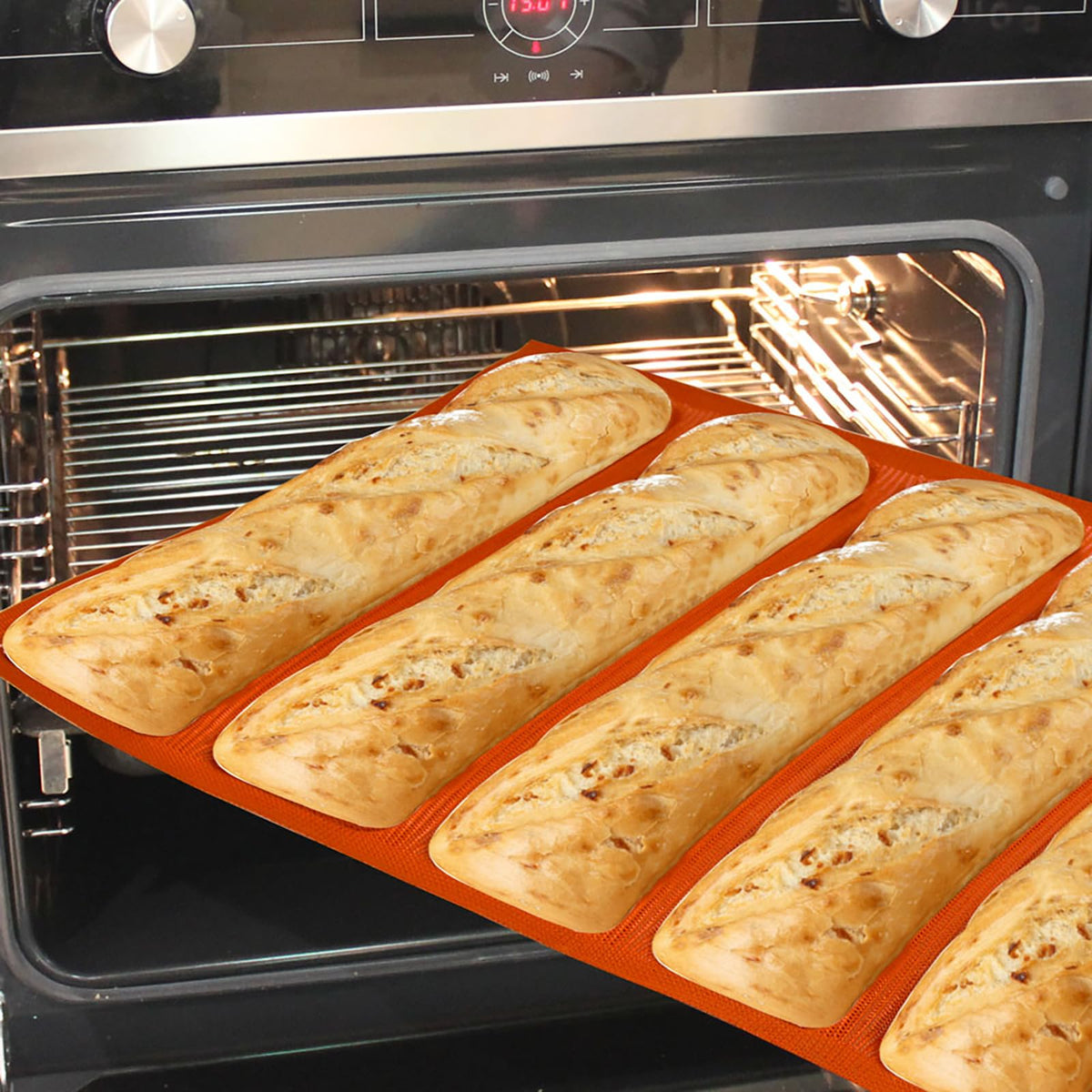 FETESUR non-stick baking liners for simple release and quick cleanup.