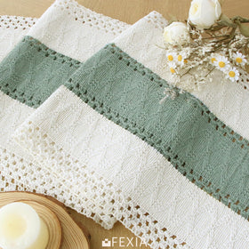 FEXIA boho dining table decor in sage green suitable for spring events.