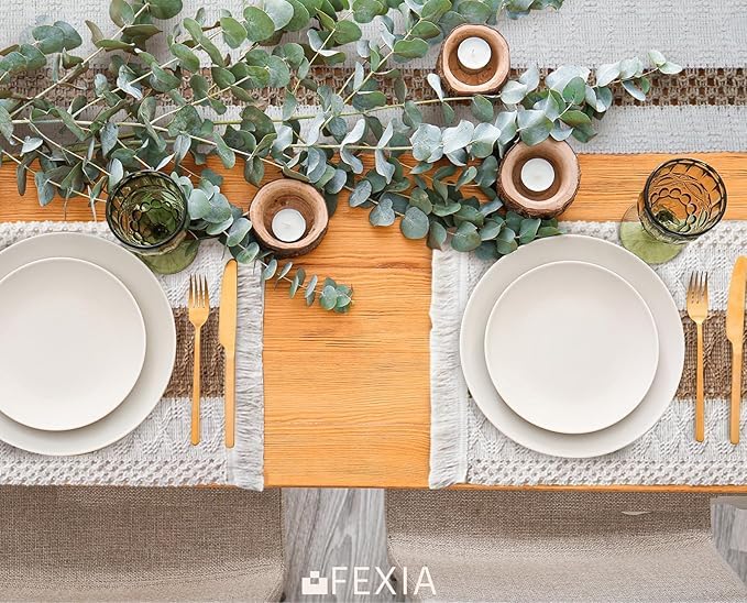 FEXIA placemats suit various table styles as versatile decor accents