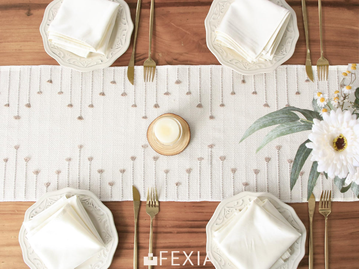 FEXIA wedding or bridal shower decor with 72in tassels.