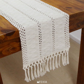 FEXIA woven cotton-polyester texture emphasizes durability and softness.