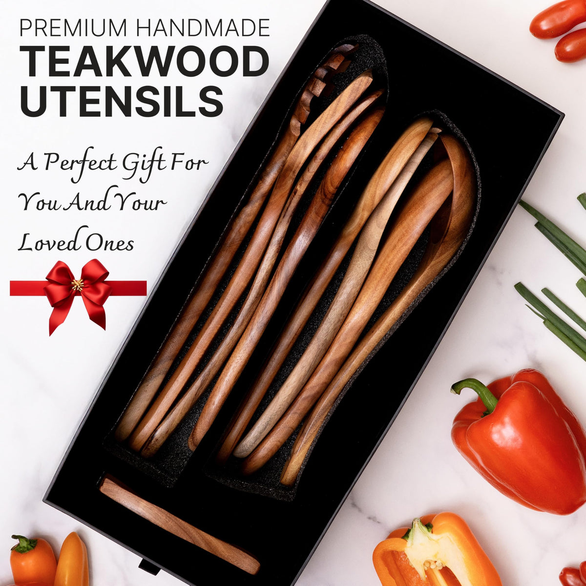 FF FORESTFORK teak wok spatula showcasing sturdy, non-scratch performance