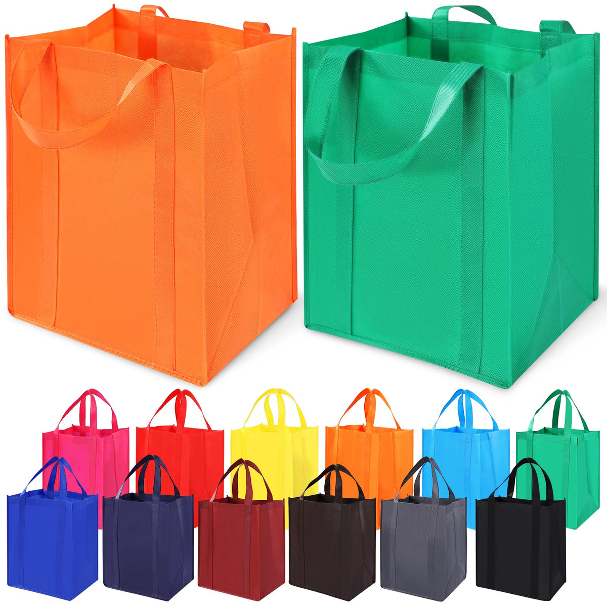 FF Uture heavy-duty grocery bag folded compact for easy storage and quick grab-and-go.