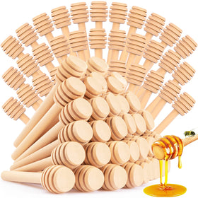 FFNIU 60-piece honey dipper sticks for easy jar drizzle