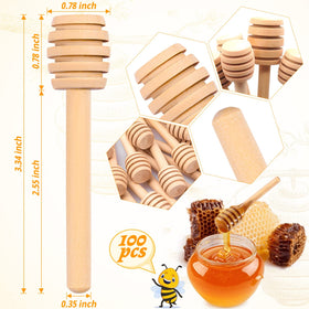 FFNIU wooden spoons provide easy honey serving for snacks