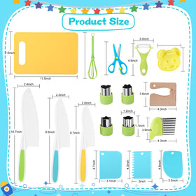 FGASIDYO toddler cutting board used for safe food prep