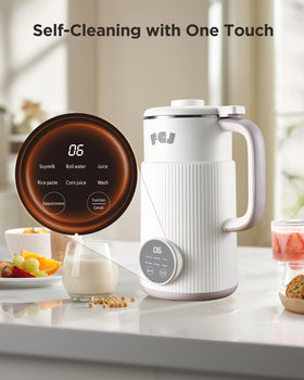 FGJ Nut Milk Maker BPA-free materials ensure safe blends for almond, oat, and soy milks