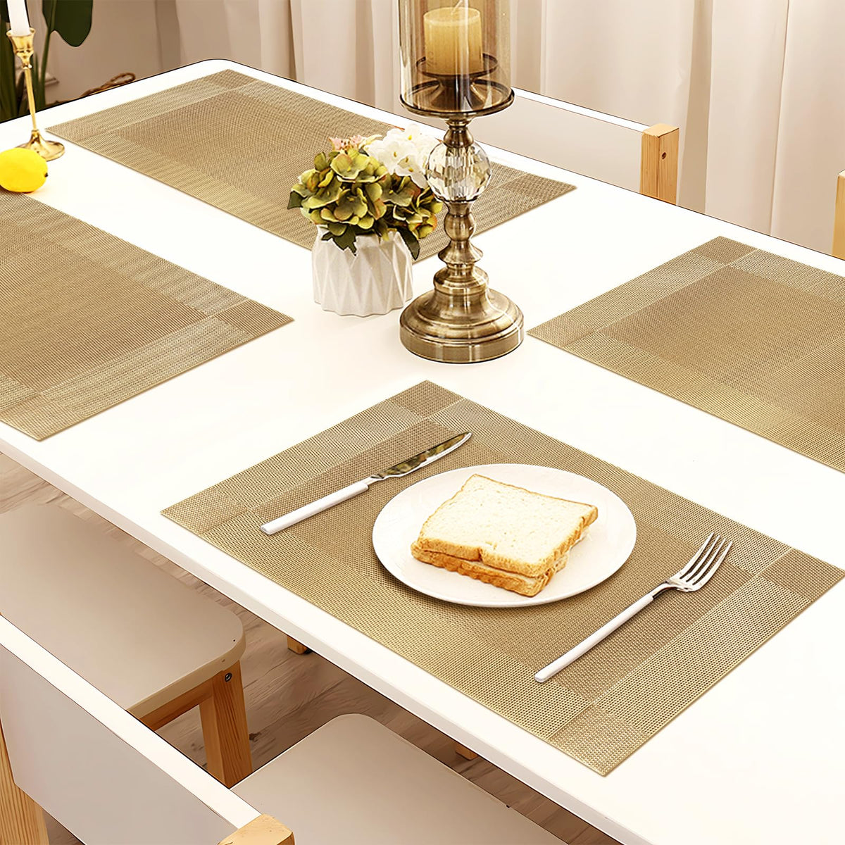 FGSAEOR kitchen dining table protector for everyday meals.