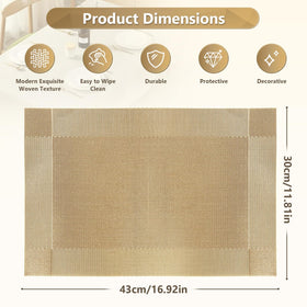 FGSAEOR multi-use placemats for decor and protection.