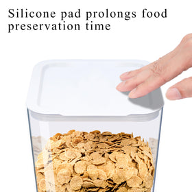 FHJP cereal dispenser versatile storage for snacks, candy, nuts, and pet food