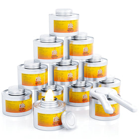 FHS Retail 6 Hour Chafing Fuel can front view for stable buffet warming