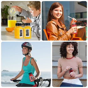 Fhxtcygj portable drink bottles suitable for parties and travel