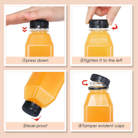 Fhxtcygj tamper-evident cap preserves drink integrity during transport.