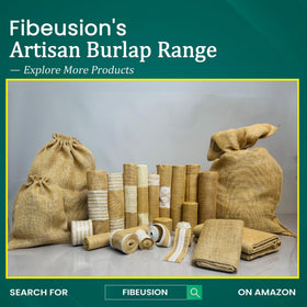 FIBEUSION odor-free burlap bag ideal for organic produce storage.