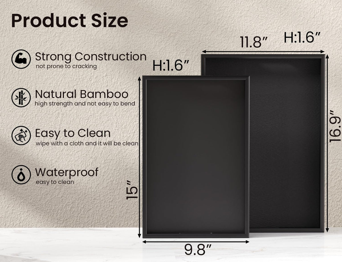 Fibogollo bamboo trays offer durable, gift-ready organization and everyday practicality.