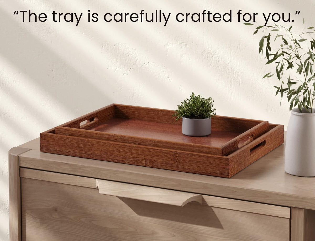 Fibogollo versatile tray for eating, working, or organizing.