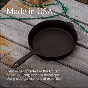 Field Company durable high-heat skillet designed for long-lasting kitchen use.