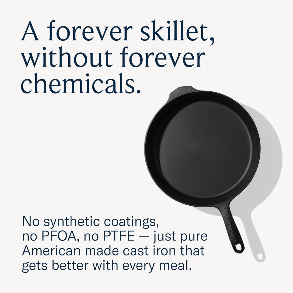 Field Company skillet on induction stove demonstrating compatibility