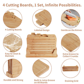 Fiery Chef boards with juice groove catching drips
