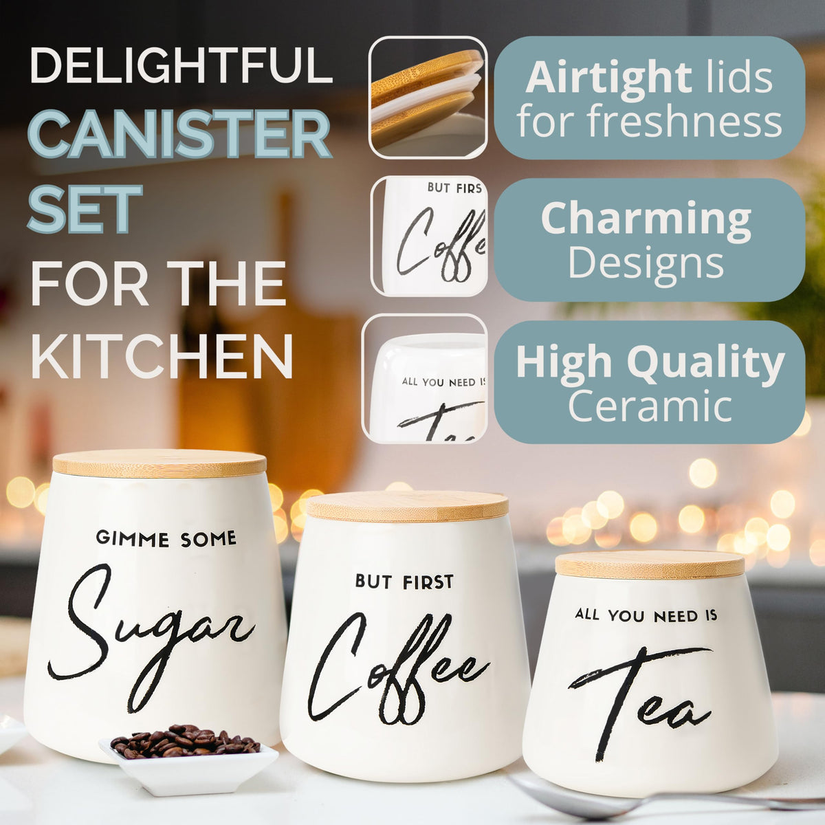 FIFTH FORK counter-ready canisters support organized, everyday café rituals.