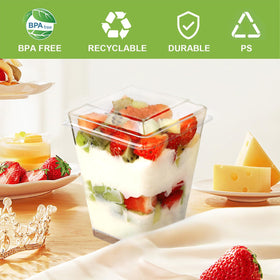 FIFWVGP parfait cups are versatile for desserts and fruit bowls