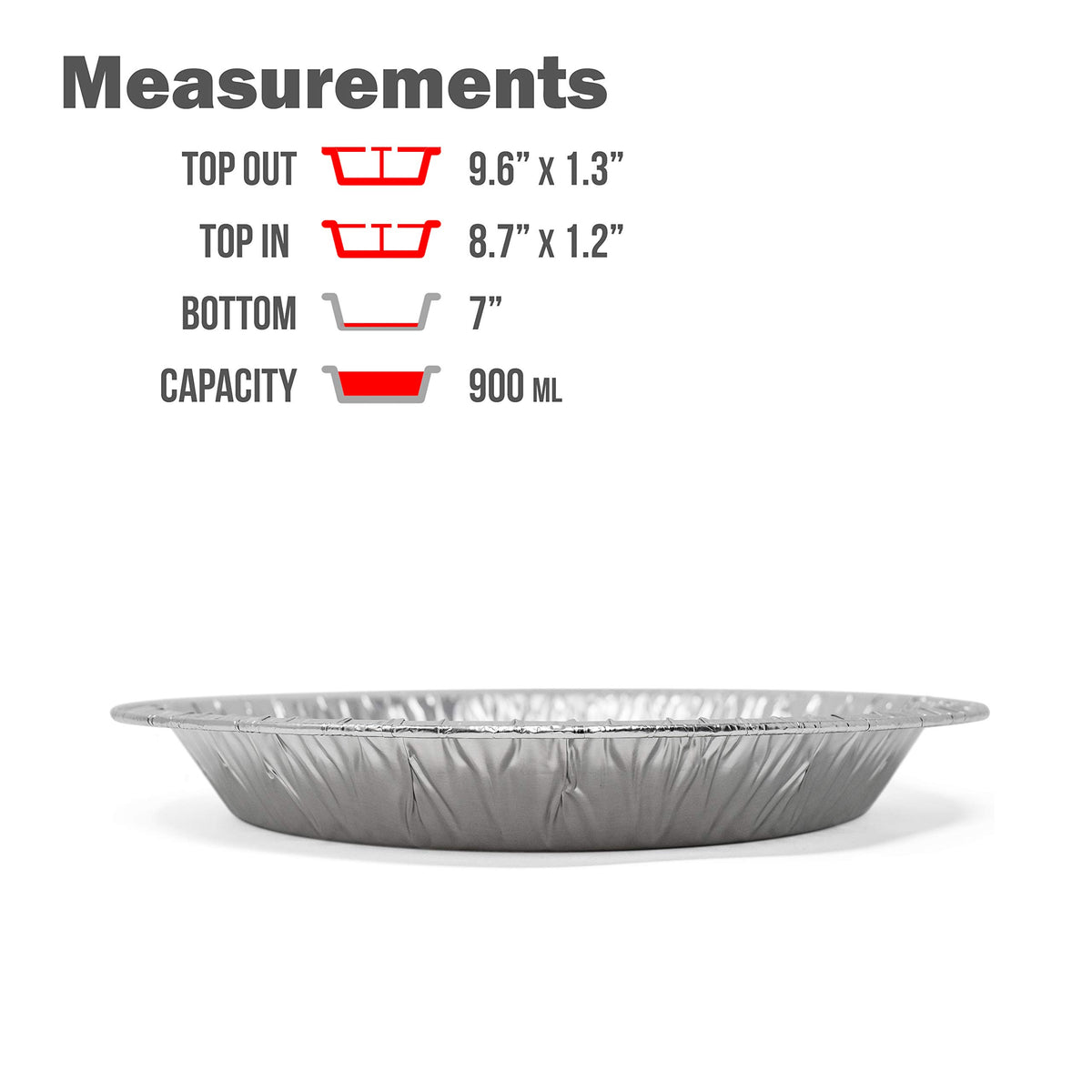 Fig & Leaf heavy-duty aluminum pan with stackable design for easy storage.