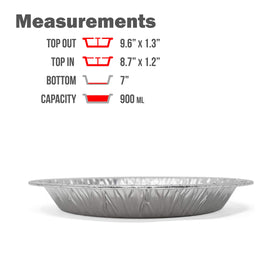 Fig & Leaf heavy-duty aluminum pan with stackable design for easy storage.