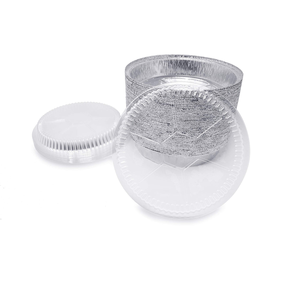 Fig & Leaf recyclable aluminum foil pans for convenient cleanup.