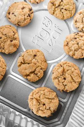 Fig and Leaf recyclable trays simplify disposal after events or gatherings.