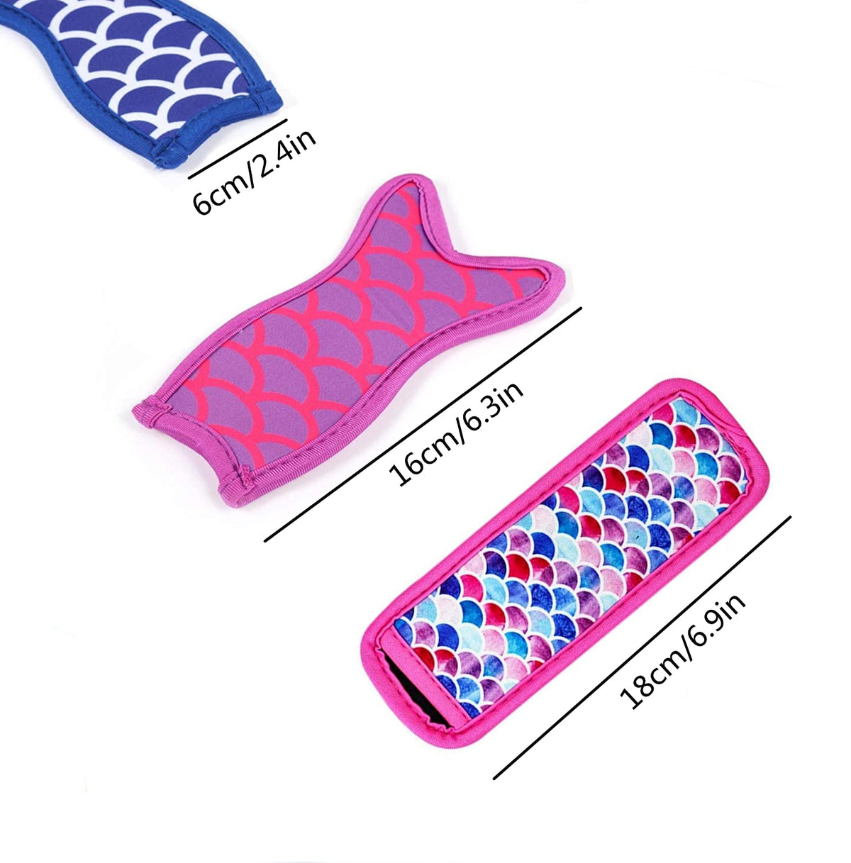 Fiintrwa long-stripes design sleeves keep popsicles clean during outdoor snacking.