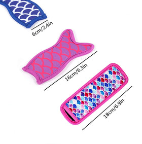 Fiintrwa long-stripes design sleeves keep popsicles clean during outdoor snacking.