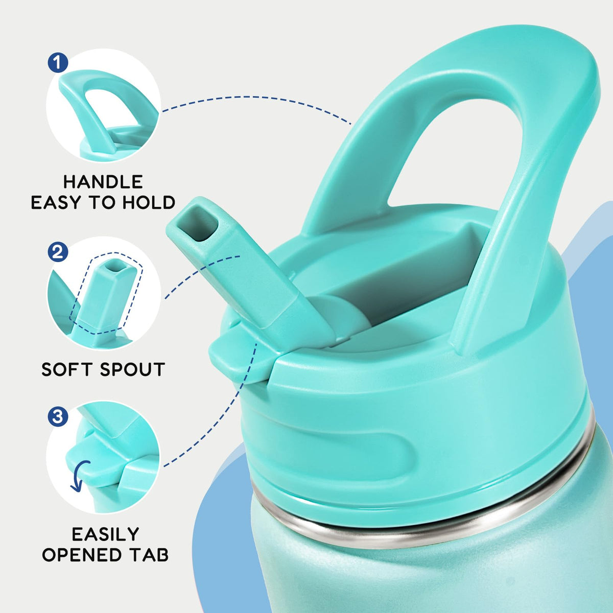 Fijinhom bottle crafted from durable stainless steel for everyday use.
