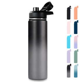 Fijinhom 24 oz insulated bottle with handle for easy transport and on-the-go hydration